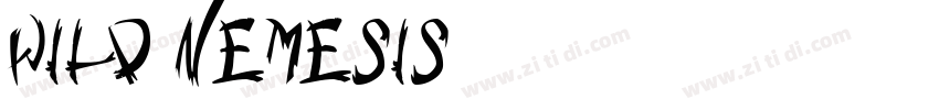 Wild Nemesis字体转换
